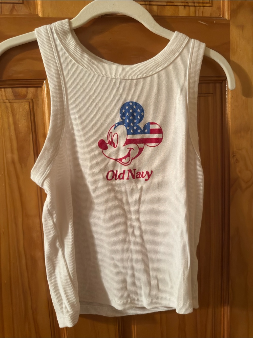 Old Navy American Flag Mickey Tank